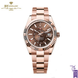 Rolex Sky-Dweller Chocolate Dial Everose Gold - ref 326935-0