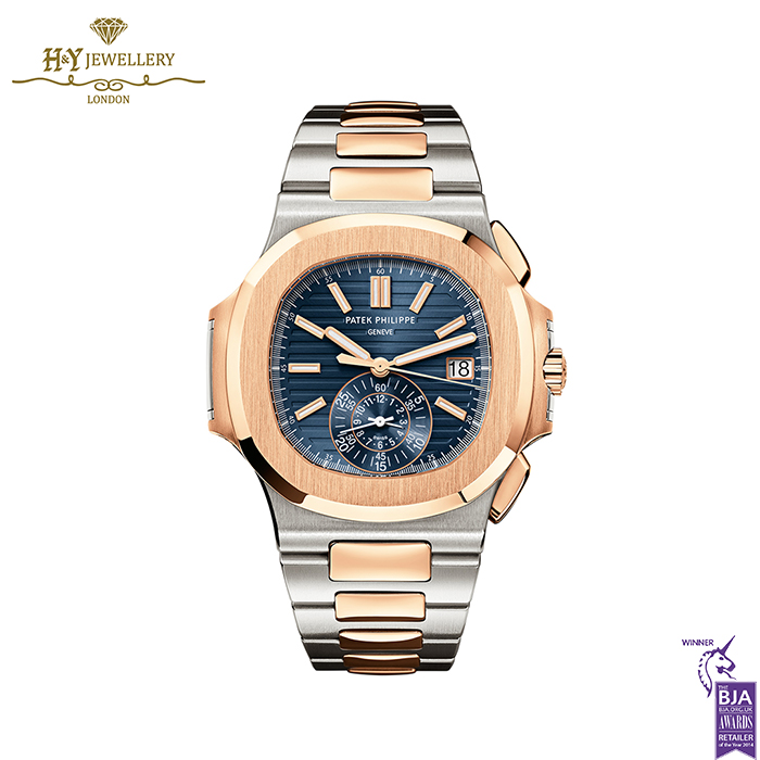 Patek Phillippe Nautilus Chronograph Date Two-Tone ref- 5980/1AR-001-0