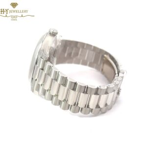 Rolex Day-Date Platinum Arabic Numerals { DISCONTINUED } - ref 228206-12081