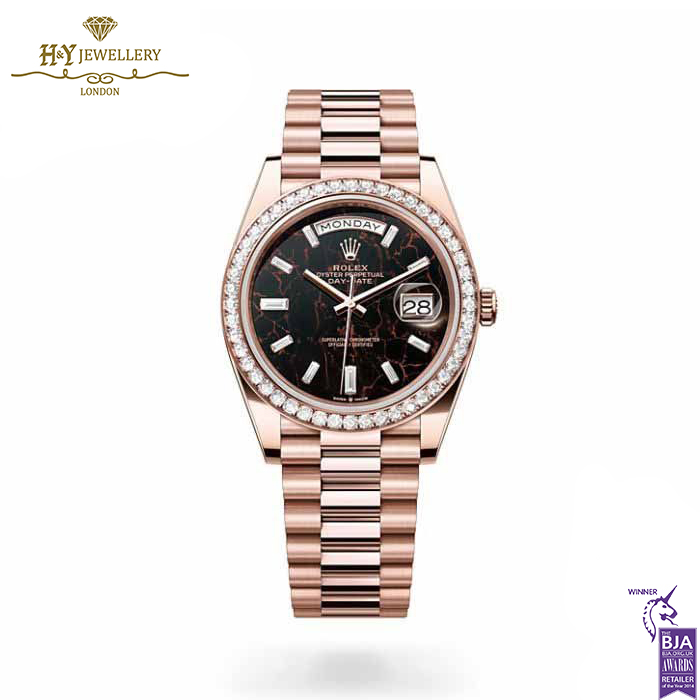 Rolex Day-Date Everose Gold & Diamond - ref 228345RBR-0