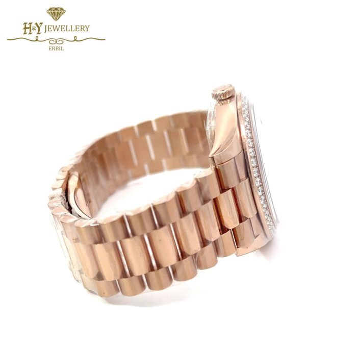 Rolex Day-Date Everose Gold & Diamond - ref 228345RBR-12274