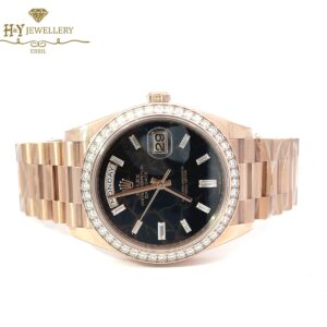 Rolex Day-Date Everose Gold & Diamond - ref 228345RBR-12270