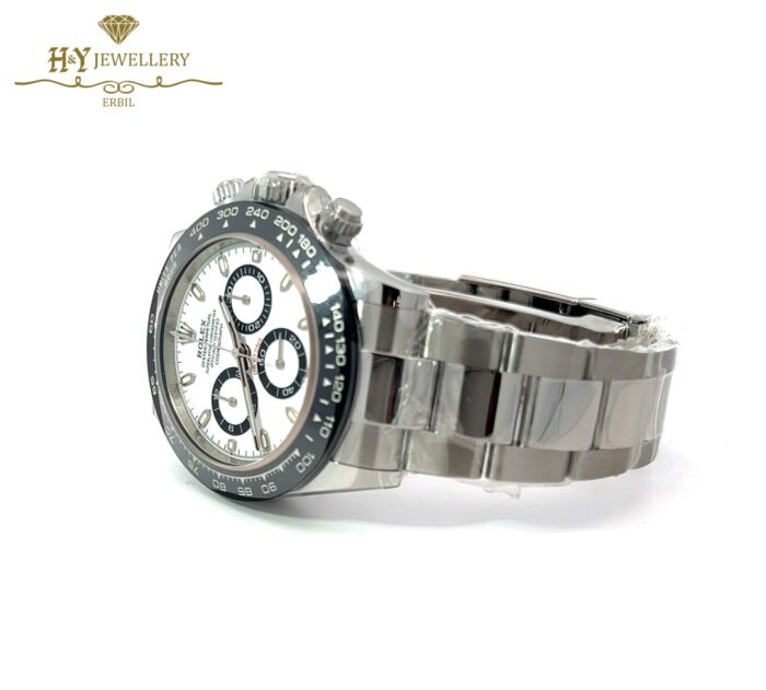 Rolex Daytona Steel & Ceramic White Dial - ref 116500LN-12090