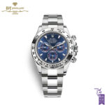 Rolex Cosmograph Daytona White Gold Blue Dial - ref 116509-0