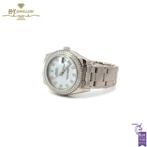 Rolex DateJust Pearl Master Dial White Gold {DISCONTINUED} - ref 81339-15794