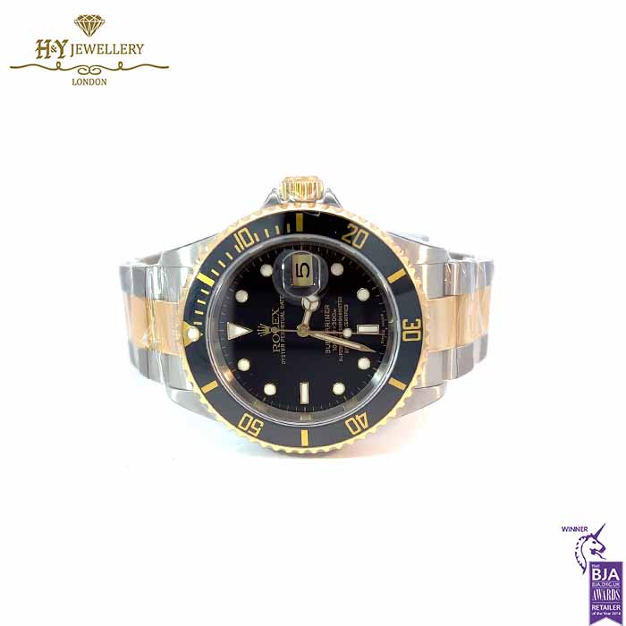 Rolex Submariner Date Yellow Gold & Steel {DISCONTINUED} - ref 16613-15810