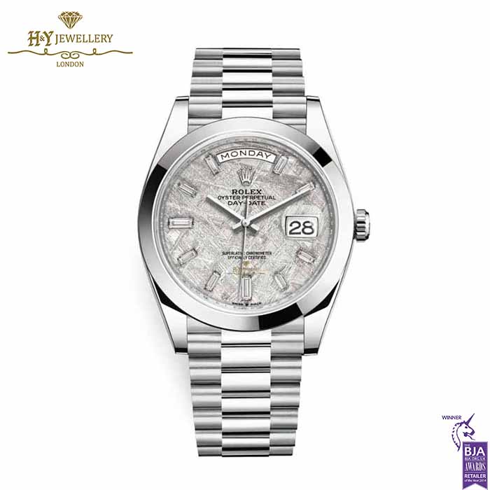 Rolex Day-Date Meteorite Dial Platinum {DISCONTINUED} - ref 228206-0