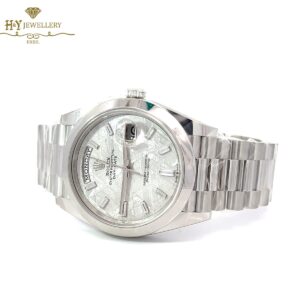 Rolex Day-Date Meteorite Dial Platinum {DISCONTINUED} - ref 228206-12073