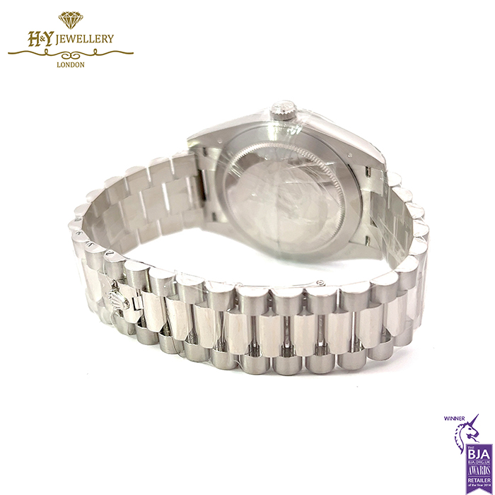Rolex Day-Date Platinum with Factory Diamonds - ref M228396TBR-0002-15688
