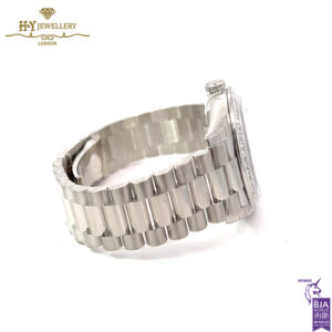 Rolex Day-Date Platinum with Factory Diamonds - ref M228396TBR-0002-15689