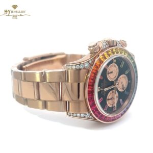 Rolex Daytona Rose Gold Rainbow - ref 116595RBOW-11256