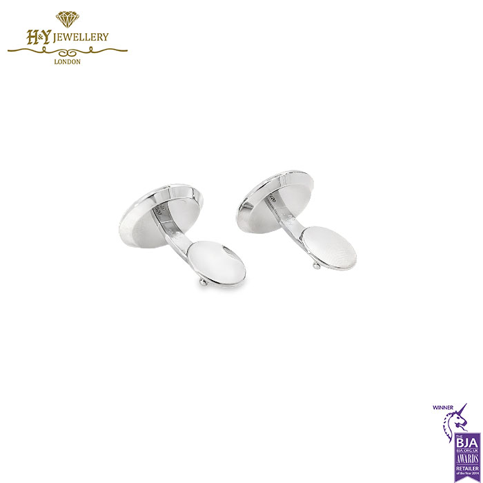 Patek Philippe Calatrava Cross Cuff Links White Gold - ref 205.9107G-001-13702