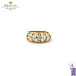 Yellow Gold Baguette Cut Diamond Ring - 1.05ct-0