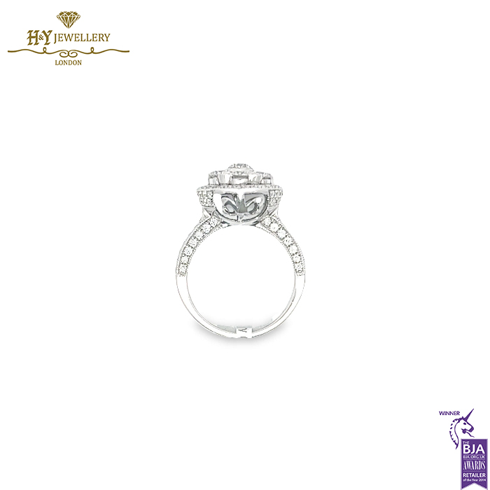 White Gold Brilliant Cut Diamond Ring - 2.17ct-14275