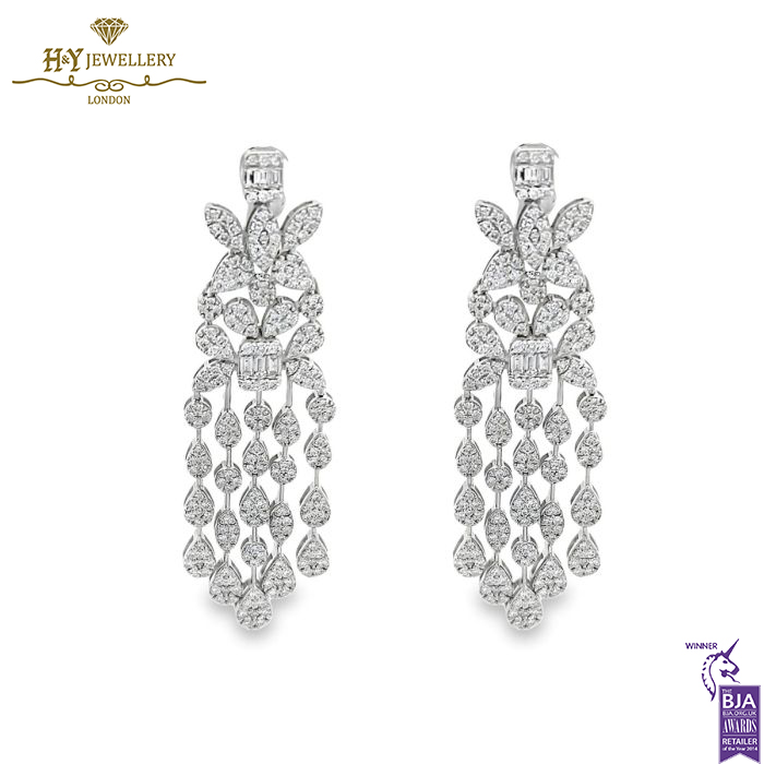 White Gold Mix Cut Diamond Set - 15.34ct-15610