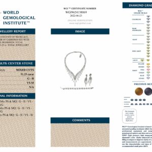 White Gold Mix Cut Diamond Set - 51.25ct-12744