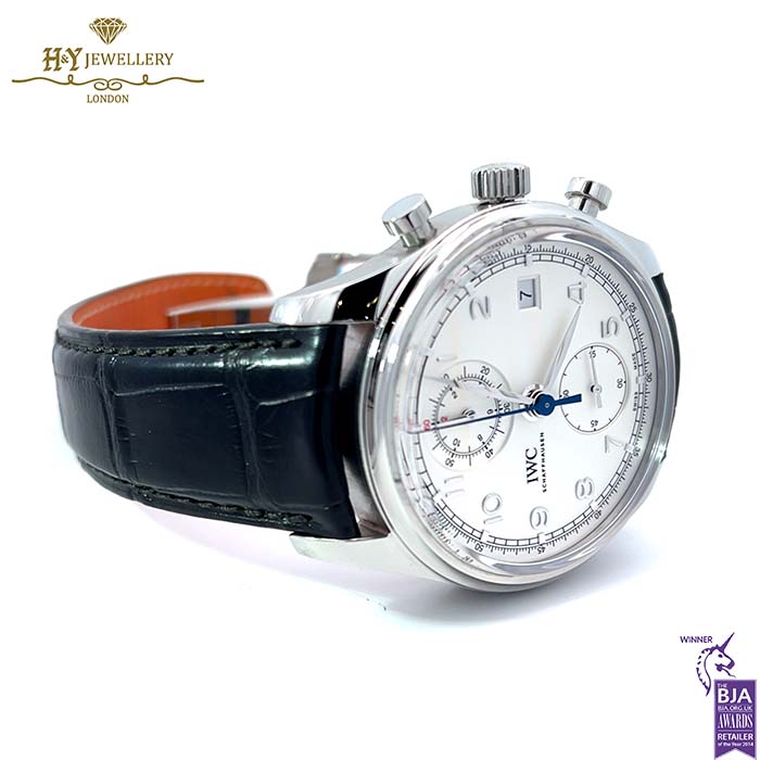 IWC Portugieser Chronograph Steel {DISCONTINUED} - ref IW390403 -15168
