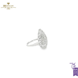 White Gold Round Brilliant & Baguette Diamond Ring - 1.00ct-13462