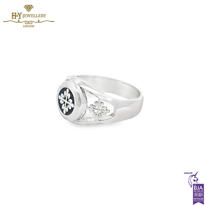 Patek Design Mens Ring White Gold - 10.67gr-14679