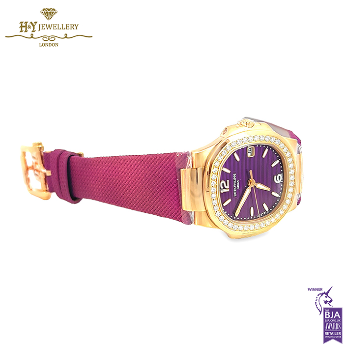 Patek Philippe Nautilus Ladies Rose Gold & Diamond- ref 7010R-013-16125