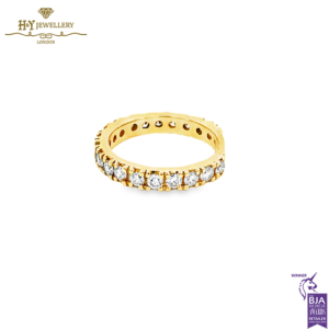 Yellow Gold & Round Brilliant Cut Ring - 1.00ct-14619