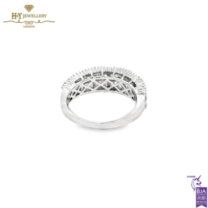 White Gold Baguette Diamond Ring - 0.73ct-14623