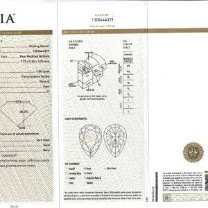 White Gold Pear Cut Fancy Intense Yellow & White Diamond Snake Design Ring - 4.22ct-16520