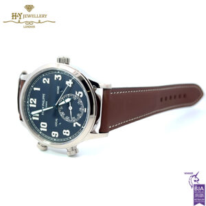 Patek Philippe Complications Calatrava Pilot Time White Gold {DISCONTINUED} - ref 5524G-001-15238