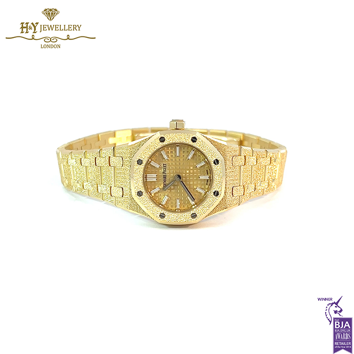 Audemars Piguet Royal Oak Mini Frosted Gold Quartz - ref 67630BA.GG.1312BA.01-B-16375