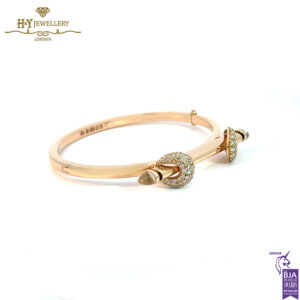 Ananya Chakra Icon Plain Wristwear Rose Gold, Crystal Quartz & Diamond - 1.10ct-16644