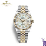 Rolex Datejust Mother of Pearl Oyster Steel & Yellow Gold - ref 126233-0