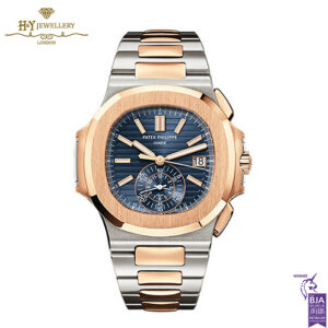 Patek Philippe Nautilus Chronograph Rose Gold And Steel {DISCONTINUED} - ref 5980/1AR-001-0