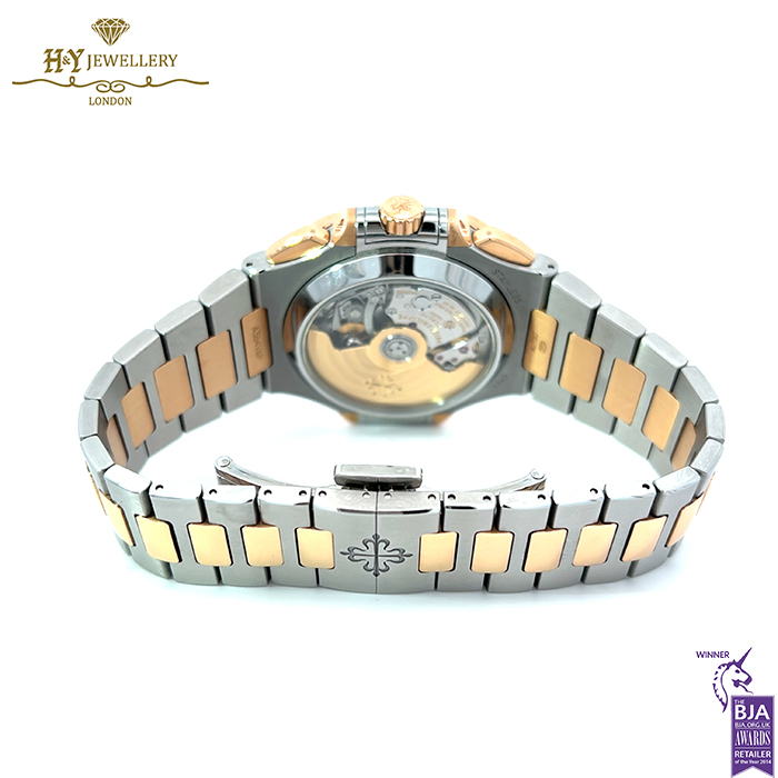 Patek Philippe Nautilus Chronograph Rose Gold And Steel {DISCONTINUED} - ref 5980/1AR-001-17111