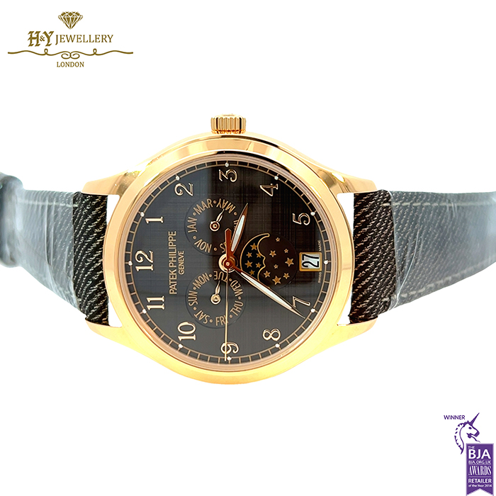 Patek Philippe Complications Annual Calendar Moon Phases Rose Gold - ref 4946R-001-17080