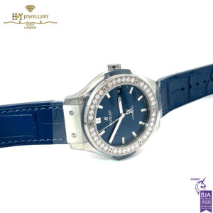 Hublot Classic Fusion Titanium Blue Diamonds - ref 565.NX.7170.LR.1204-17324