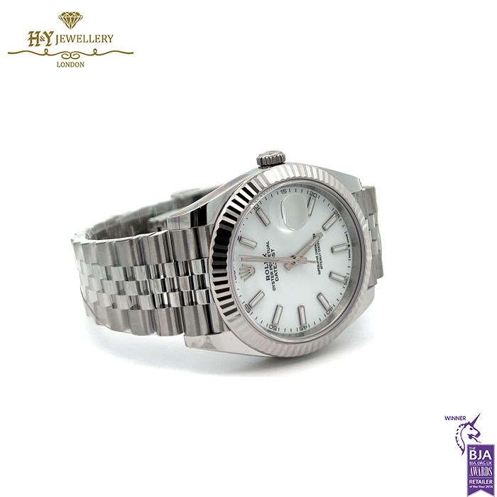 Rolex Datejust Silver Dial Stainless Steel & White Gold - ref M126334-0004-17798