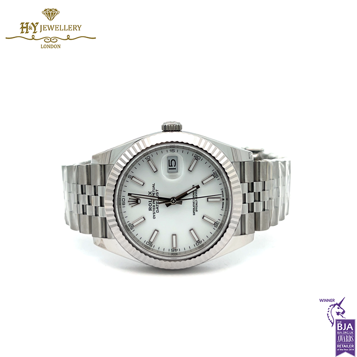 Rolex Datejust Silver Dial Stainless Steel & White Gold - ref M126334-0004-17795