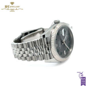 Rolex Datejust Slate Roman Gray Dial Stainless Steel & White Gold - ref M126334-0022-17802