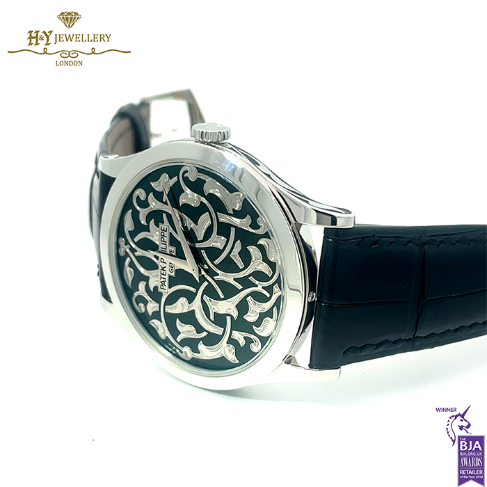 Patek Philippe Calatrava Volutes & Arabesques Platinum {DISCONTINUED} - ref 5088/100P-001-17489