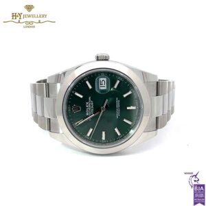 Rolex Datejust Mint green Dial Oystersteel - ref M126300-0019-17565