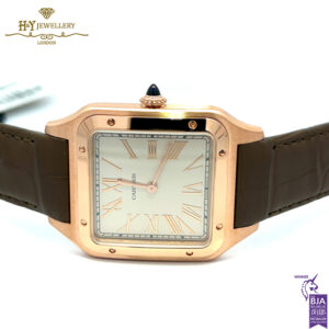 Cartier Santos-Dumont Watch Rose Gold - ref CRWGSA0112-17859