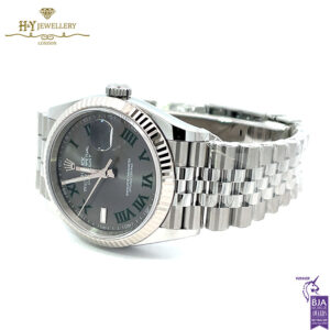 Rolex Date Just Slate Grey Dial Stainless Steel & White Gold - Ref M126234-0045-17934