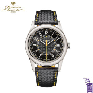 Patek Philippe Calatrava Black Date Ebony Black Dial White Gold - ref 6007G-001-0