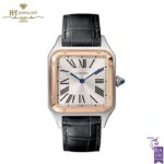 Cartier Santos-Dumont Watch Steel & Rose Gold - ref W2SA0037-0