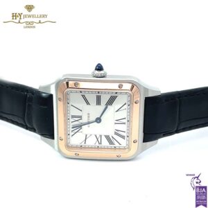 Cartier Santos-Dumont Watch Steel & Rose Gold - ref W2SA0037-18243