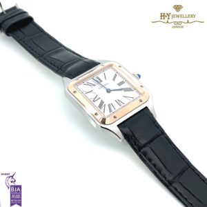 Cartier Santos-Dumont Watch Steel & Rose Gold - ref W2SA0037-18240