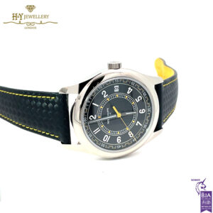 Patek Philippe Calatrava Black Date Ebony Black Dial White Gold - ref 6007G-001-18186