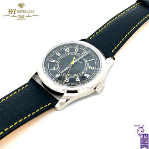 Patek Philippe Calatrava Black Date Ebony Black Dial White Gold - ref 6007G-001-18188