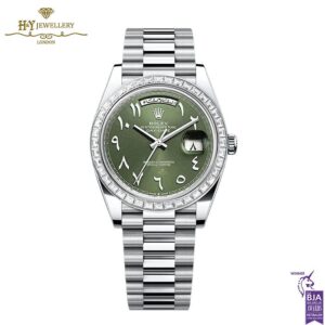 Rolex Day-Date Platinum Arabic Numerals - ref 228396TBR