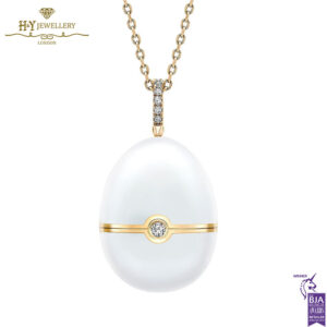 Fabergé №1 Enamel Egg Pendant - Image 2